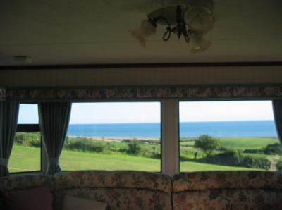 View out of the van